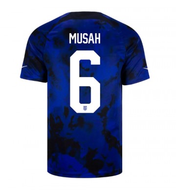 Forenede Stater Yunus Musah #6 Udebanetrøje VM 2022 Kort ærmer